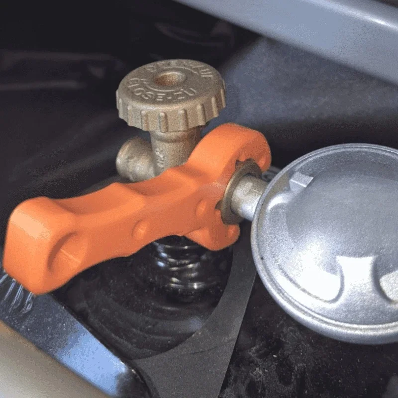 Propane Tank Connector Plastic Wrench Gas Valve Fitting Disassembly Tool Camping Stove Cylinder Hand Tool