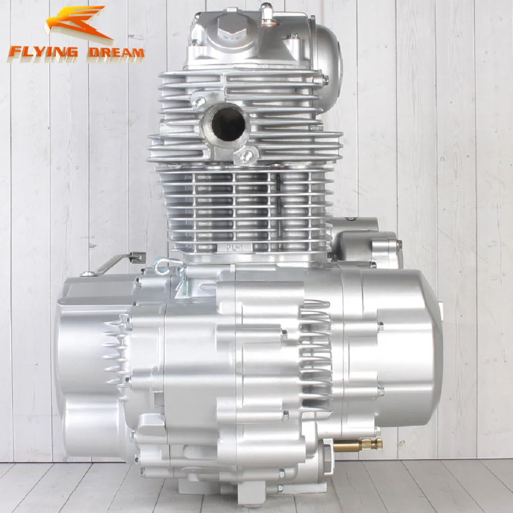 Gruppo motore moto ATV Frizione manuale raffreddata ad aria 250cc Motore Zongshen Zs165FMM CBB250