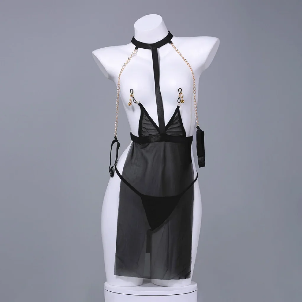 

Летняя сексуальная сетчатая перспектива, интимная одежда, страстная униформа, SM, кровать, бесплатный дизайн для удаления, чистое желание, дышащее нижнее белье