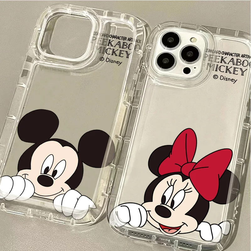 Disney Mickey Minnie Mouse Case for Xiaomi Redmi Note 13 12 Pro Plus 12S 11 11S 10 10S 9 9S 8 Pro 12C 10C Soft Protective Cover