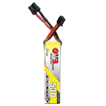 Gaoneng GNB 7.6V 530mAh 90C 2S LiHV Lipo 배터리 XT30 플러그, Mobula8 TinyGo CRUX3 FPV 레이싱 드론 비행기 RC 자동차 