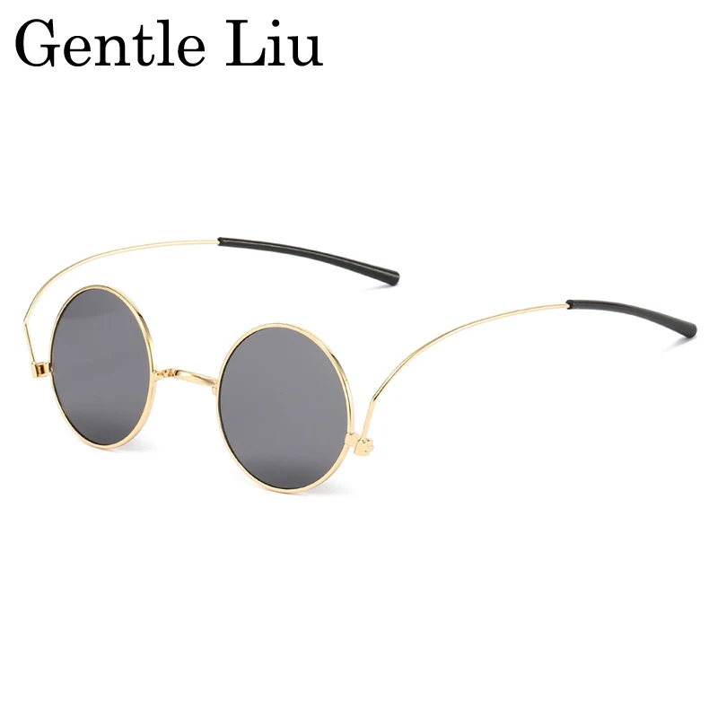 نظارات شمسية كلاسيكية مستديرة Steampunk للرجال 2025 ماركة فاخرة بإطار معدني فاسق نظارات خارجية للرجال موضة UV400 ظلال #1