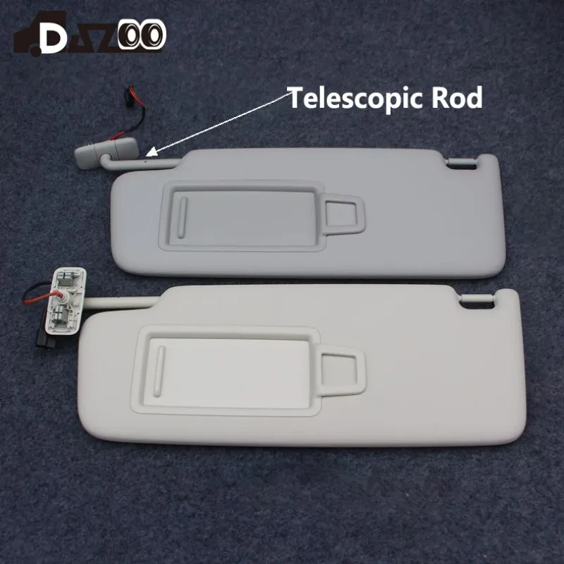 5G0857552C 5G0857551C Für VW Golf 8 2020-2025 Passat B8 2017-2023 Beige Grau Vorderer Sonnenschutz mit Schminkspiegel