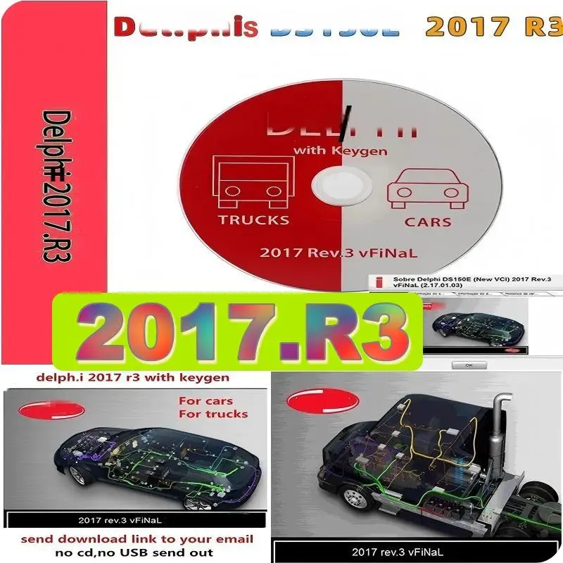

D.elpis 2017 R3 with Keygen forDS.150E for D.el-is Diagnostic Bluetooth VCI vd obd2 Scanner For Cars and Trucks