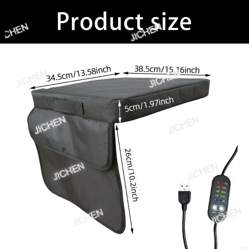 

Новая переносная подушка-грелка для сиденья для активного отдыха, походов, рыбалки с быстрым нагревом и 5-ступенчатой терморегуляцией