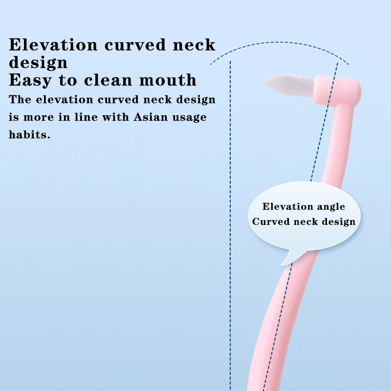 1 шт., однолучевая Мягкая зубная щетка для чистки зубов