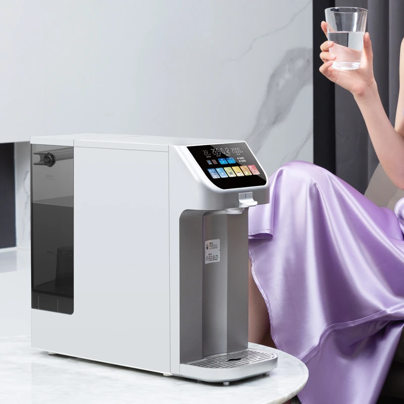 Electric Counter RO Filtration System Alkaline Ionized Water Purifier Machine