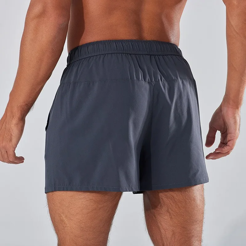 Men's Shorts Quarter Pants Quick Dry Double Layer Athletic Shorts