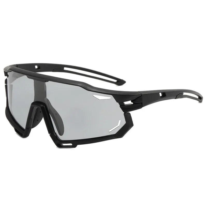 Gafas deportivas de ciclismo para hombre y mujer, lentes polarizadas que cambian de color, a prueba de viento, Duqiao