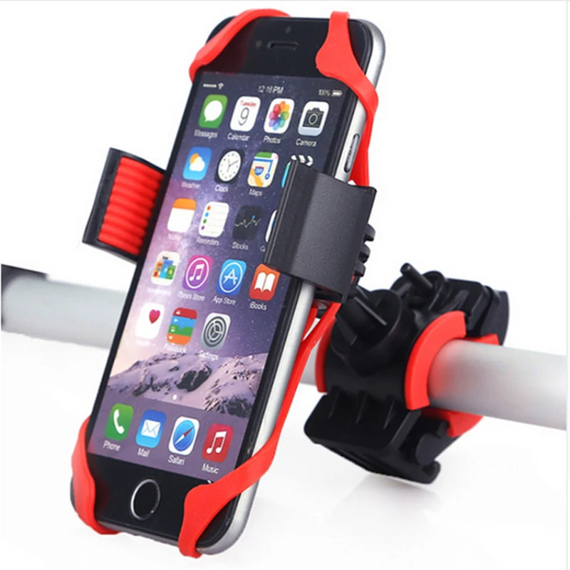 1/3/6PCS Phone Holder Anti-Slip Motorcycle Moto Racks Handlebar Stand MTB Road Bike Mobile Phone Bracket Mount Bike