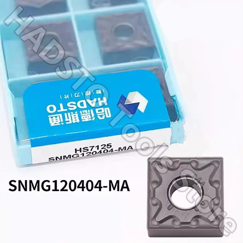 SNMG120404-MA HS7125 HADSTO SNMG120404-MA SNMG431 CNC blade carbide inserts Turning inserts 10pcs/box