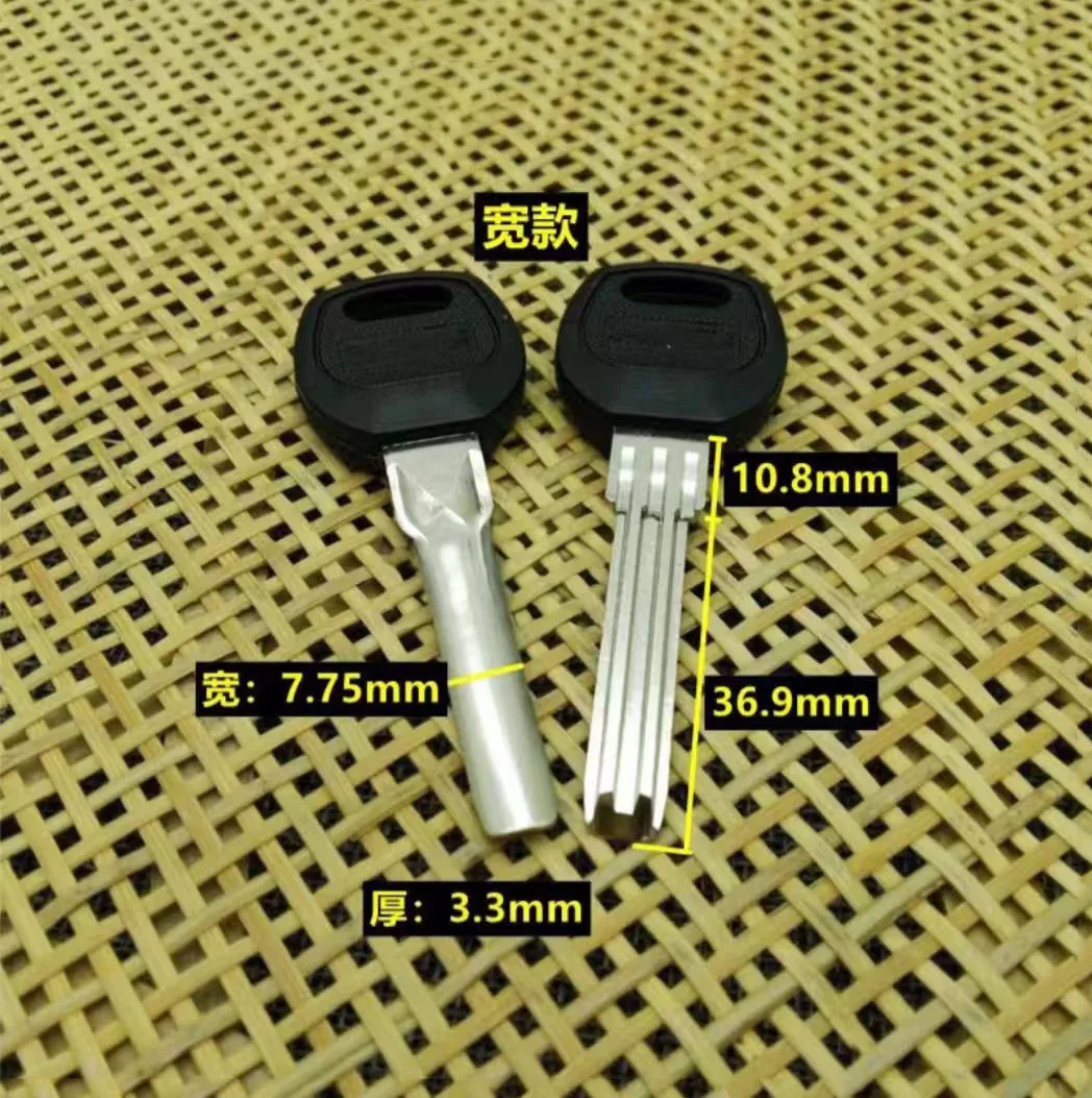 20pcs Glue double row semicircle, middle double groove higher than the key embryo Locksmith Supplies