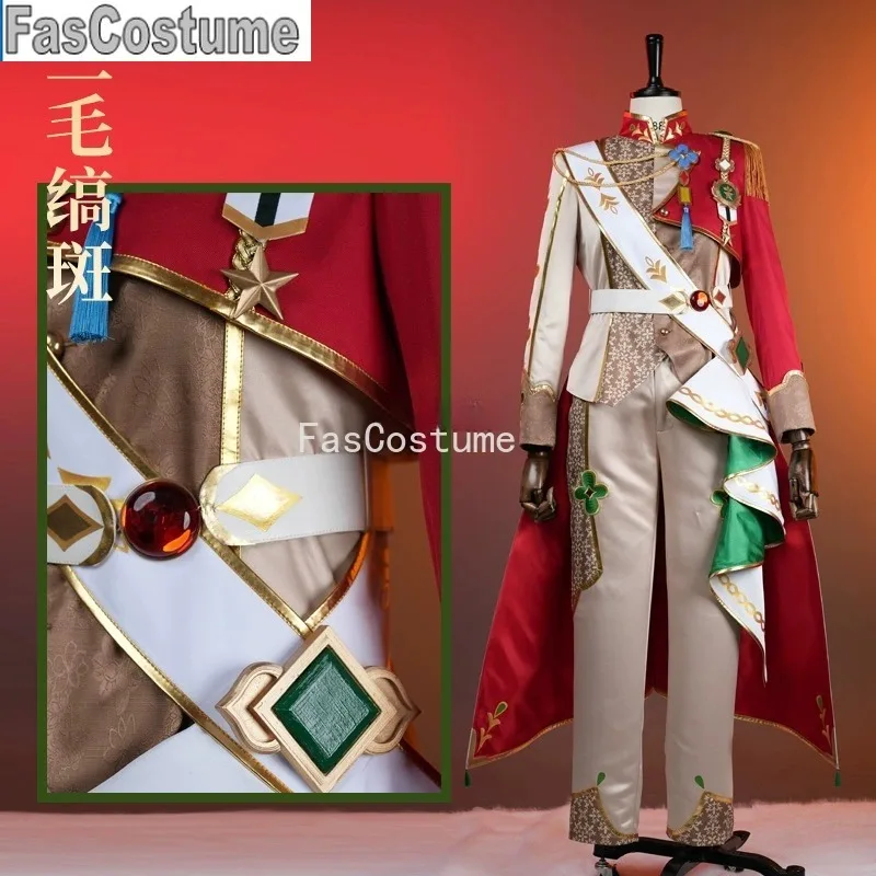 FasCostumeEnsemble Stars Mikejima Madara المستديرة الثانية اللون الأساسي/بدلة ألعاب Hetero أزياء تنكرية رائعة للهالوين