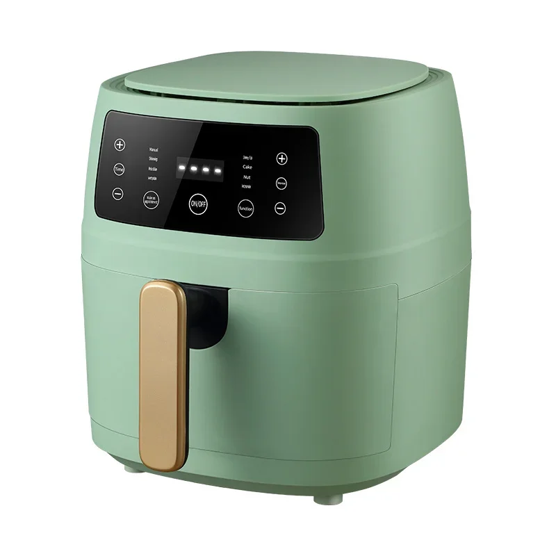 Air Fryer Automatic Household 5L Multifunctional LED Touchscreen Air Fryer  French Fries Machine  Airfryer