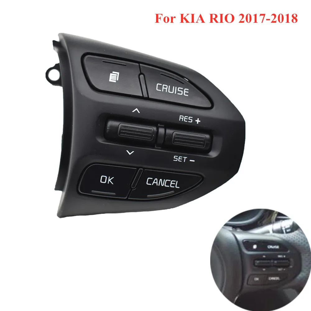 Steering Wheel Button Switch For KIA K2 RIO 2017 2018 RIO X LINE Buttons Bluetooth Phone Cruise Control Volume 96720-H8520