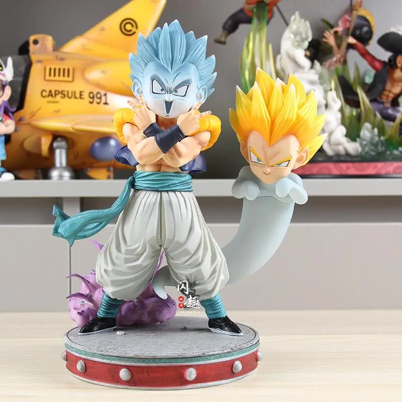 24 см Dragon Ball CS Фигурка DBZ Gotenks Figuras Manga Super Saiyan Фигурка Игрушки Модель Орнамент Аниме Периферийные устройства Детский подарок