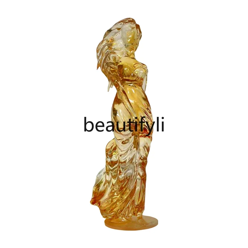 

Muse transparent decorative ornament art high sense
