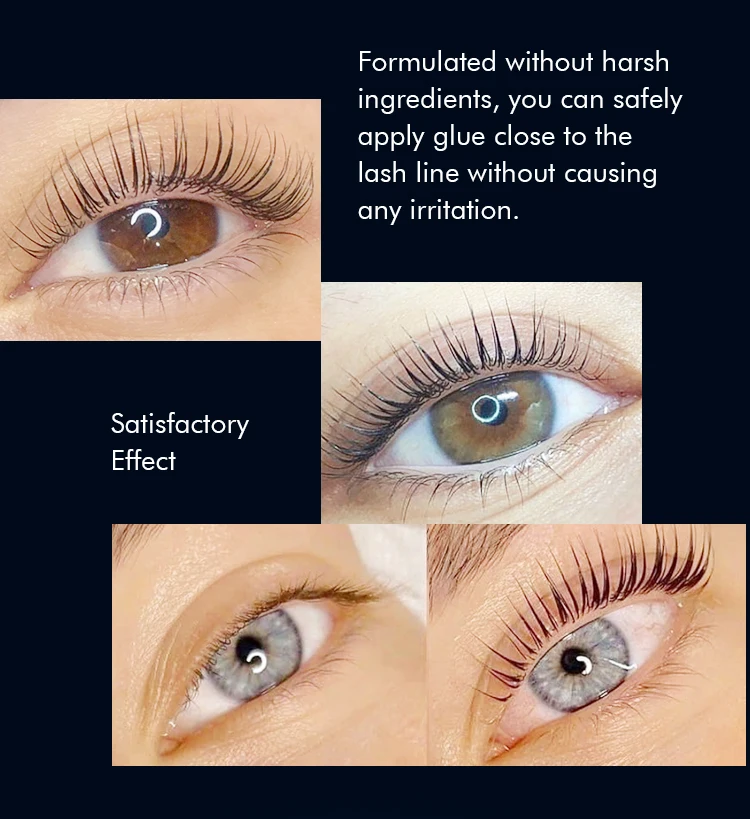 Gollee Wimpernlifting-Set Augenbrauen-Laminierung Wimpernzange Wimpern-Perm-Set Schnelle Fixierung Bunte Wimpern Lifting-Kleber Balsam Mehr Haftkraft – Detail 13