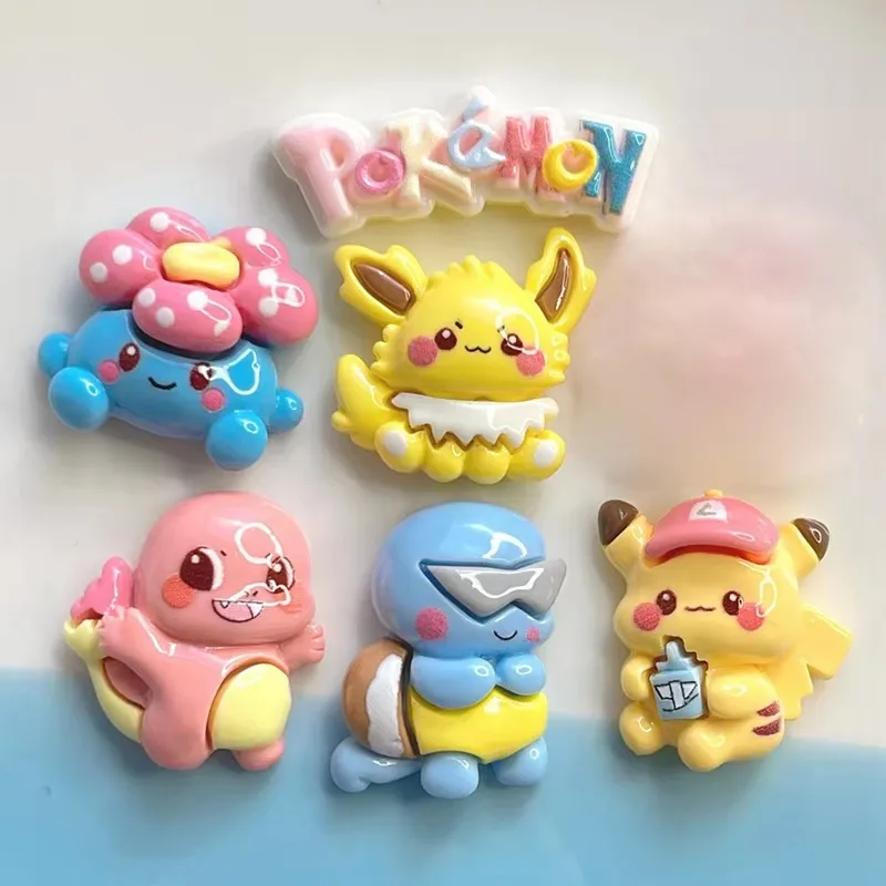 10 قطعة جديد Kawaii الكرتون الأصفر Qiuqiu الطفولة متعة سلسلة الراتنج سجل القصاصات Diy مجوهرات حفلة هدية دبوس الشعر اكسسوارات A111