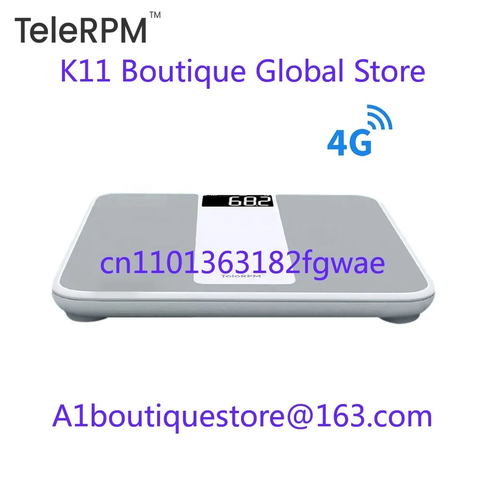 

Large Size Non-slip Electronic 4G Body Weighing Scale Telehealth Household Digital LCD 250kg Bathroom Cellular Scale