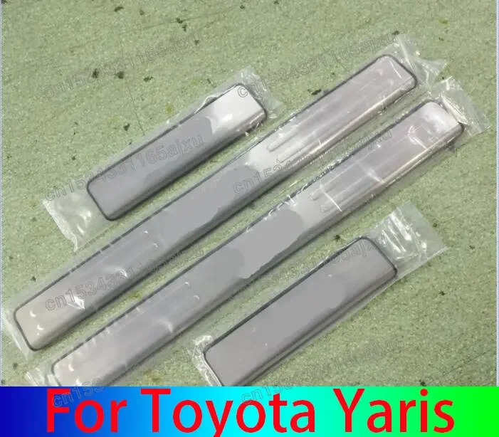 Car styling For Toyota Yaris article threshold2009-2013 stainless steel plate/door wear Rox