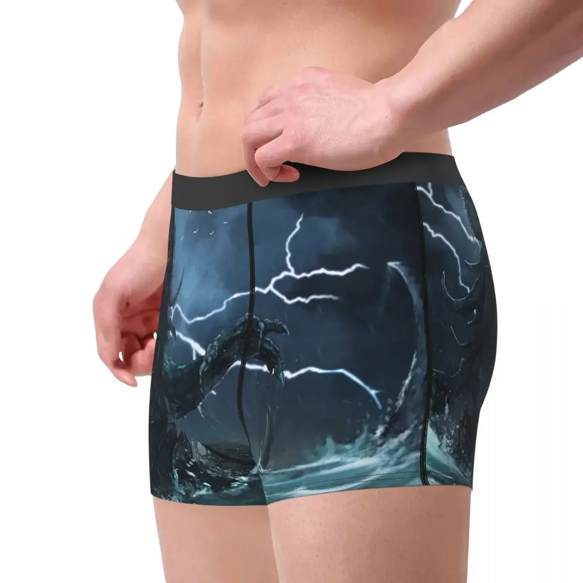 Boxer The Rise Of Great Cthulhu Shorts Panties Briefs Men's Underwear Lovecraft Mythos Breathable Underpants for Homme S-XXL