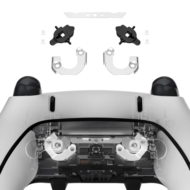 Zestaw modułu magnetycznego eXtremeRate Back Paddle do kontrolera ps5 Edge, części naprawcze Przyciski tylne - bez łopatki tylnej