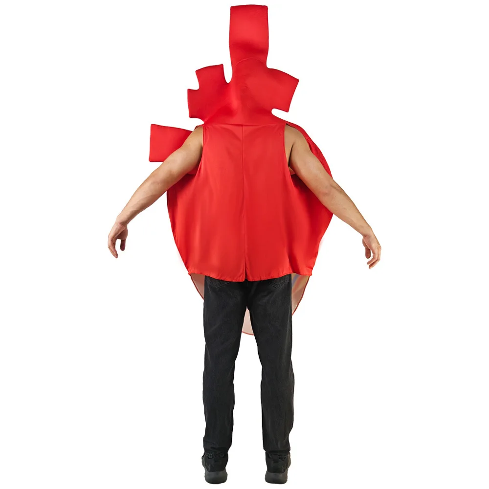 للجنسين الرجال التشريحية القلب البشري هالوين يتوهم اللباس النساء زي القلب للبالغين #5