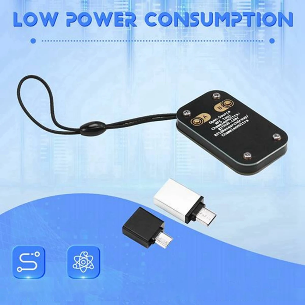 

[LXYA68Z!] Chameleon Ultra RFID Smart Chip Reader +6XCUID Keychain/UID Card Contactless Smart Card Emulator 125K 13.56M Decode