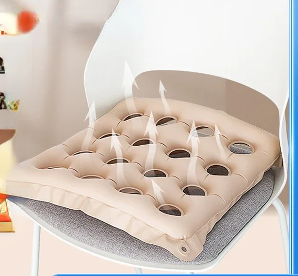 Anti-decubitus inflatable cushion, special air cushion for medical elderly pressure ulcer care, hemorrhoids, wheelchair butt