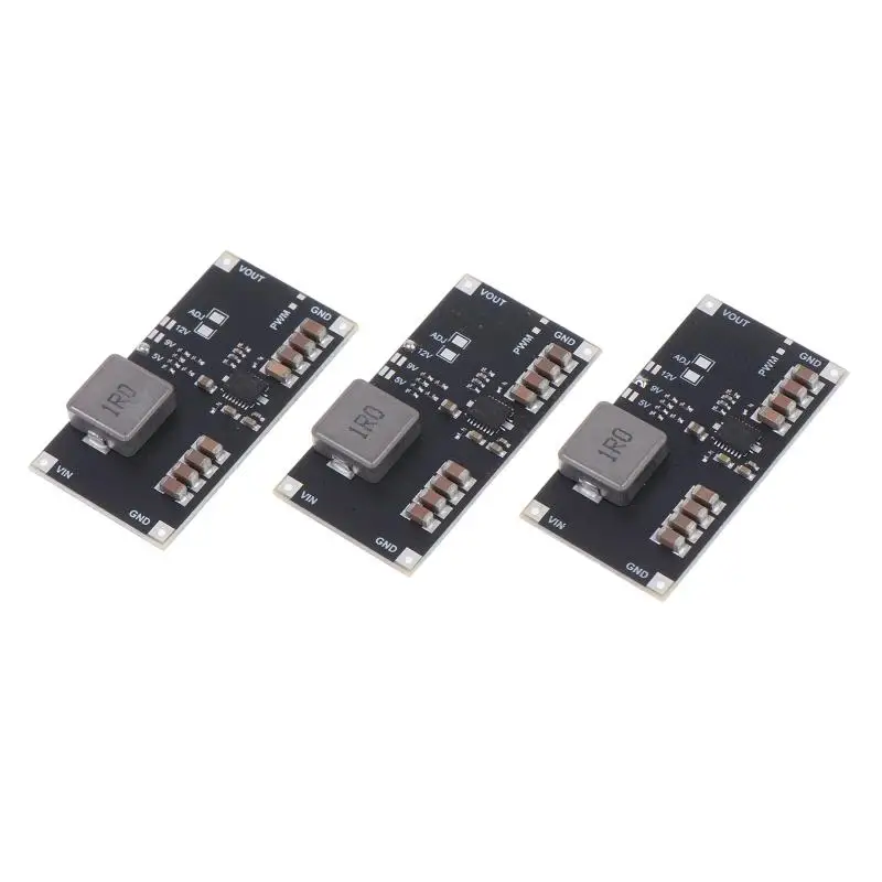 TPS61088 DC-DC High Power Boost Module Stable Adjustable 5V 9V 12V Output For DIY Lithium Battery Projects