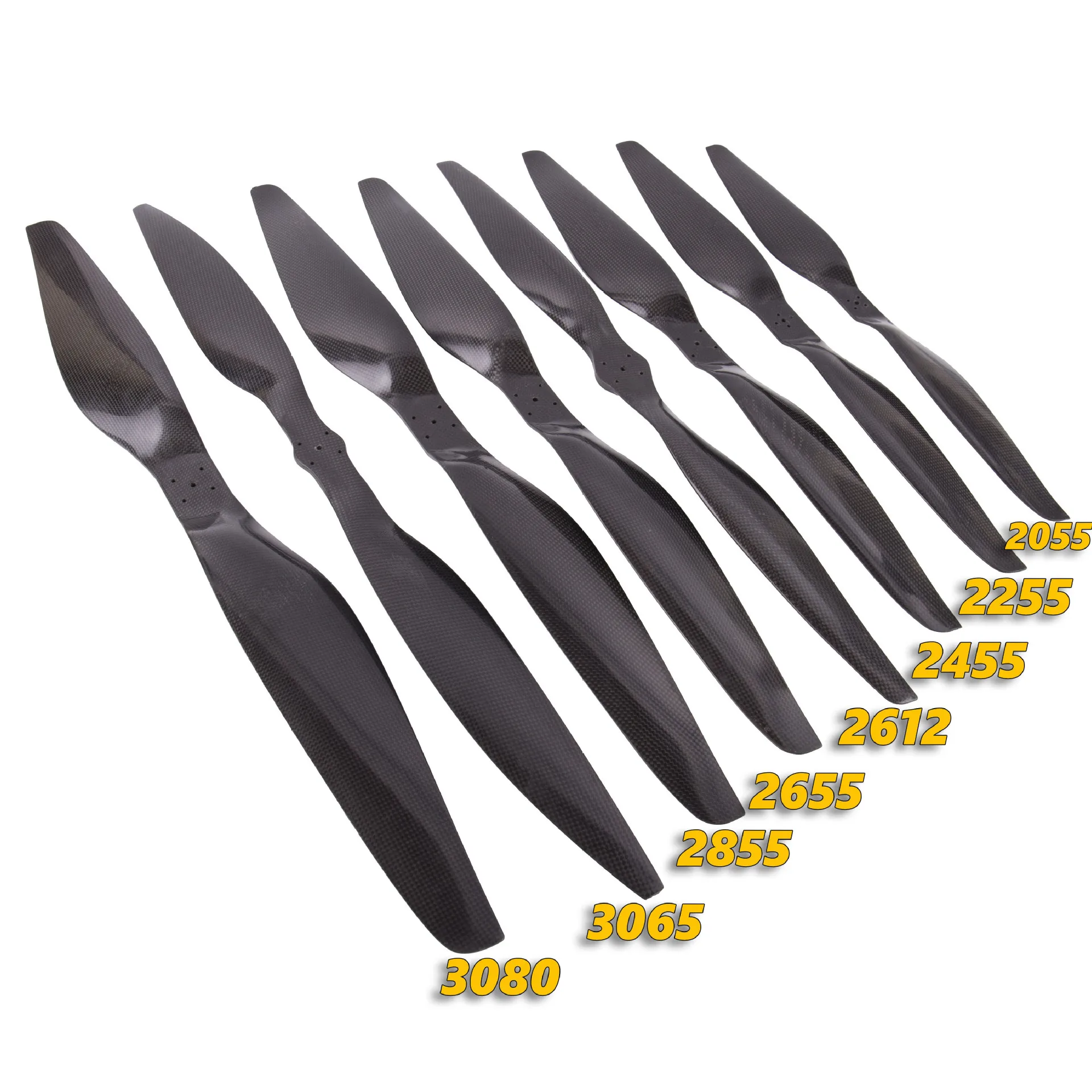 Multi-axis carbon fiber front and back propeller 3080 pair of 30 inch drone carbon fiber propeller multi-rotor model aircraft dr
