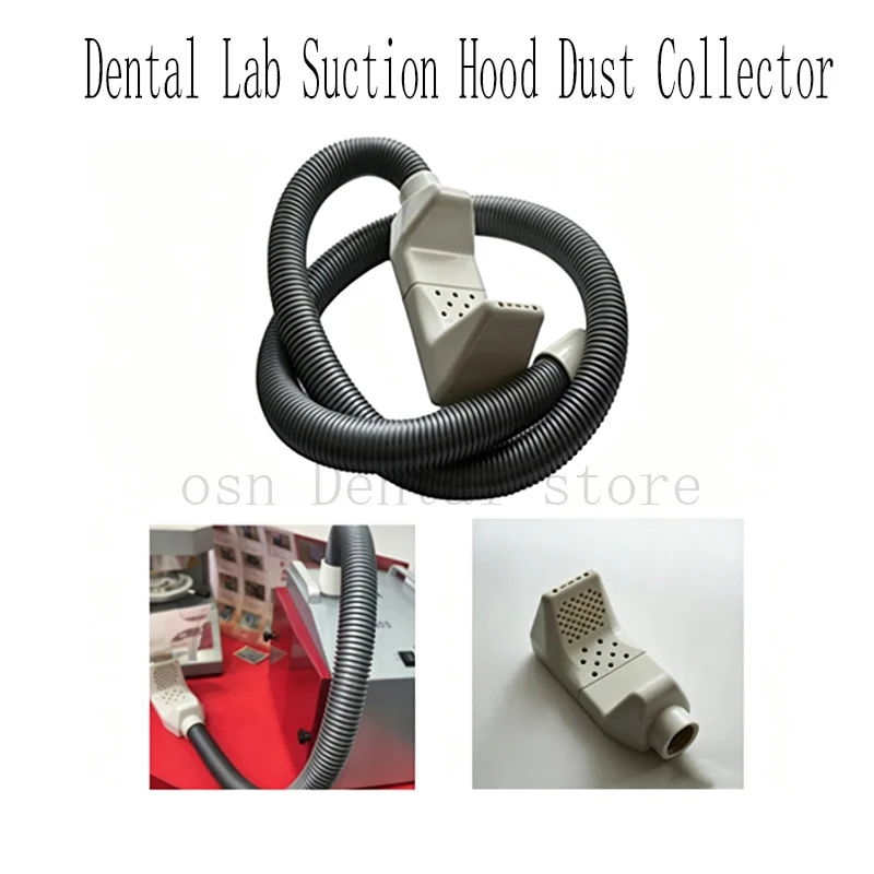 1Pcs Dental Lab Suction Hood Dust Collector, Desktop Vacuum Cleaner with Baffle Plate, Dental Dust Extraction Hood