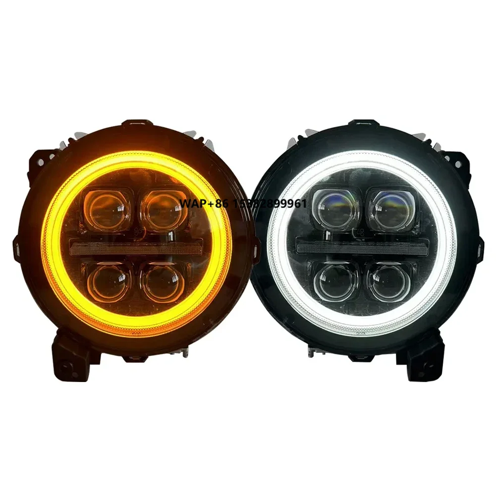 

Светодиодные фары 12В Plug and Play для Wrangler JL Gladiator JT 2018-2024, DRL, пара (левая+правая сторона)