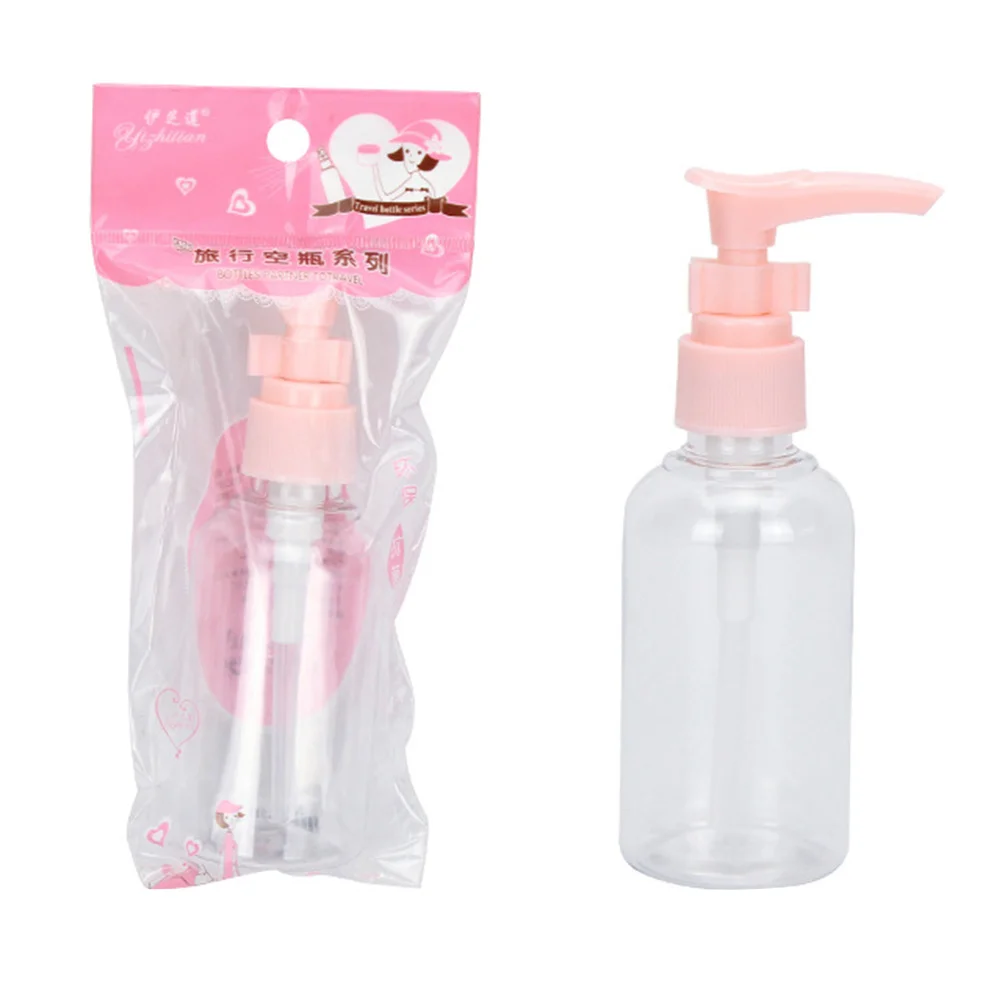 

6Pcs Portable Emulsion Dispensing Bottles Transparent Containers Small Travel Bottles for Shampoo Lotion Cream Spray
