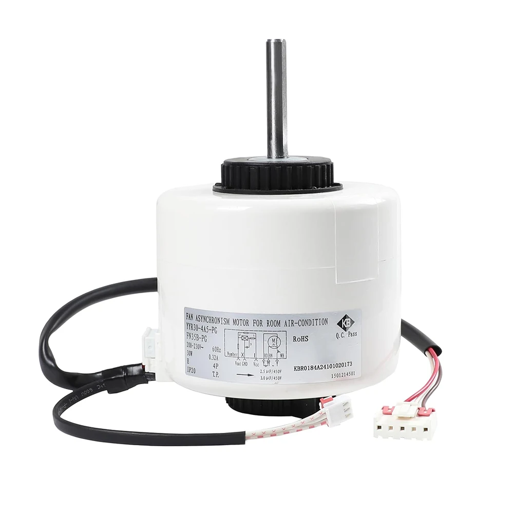 

Y4S476E002G FN35BPG YYR304A5PG indoor fan motor for air conditioning 208230V 60Hz metal material 30 watt power