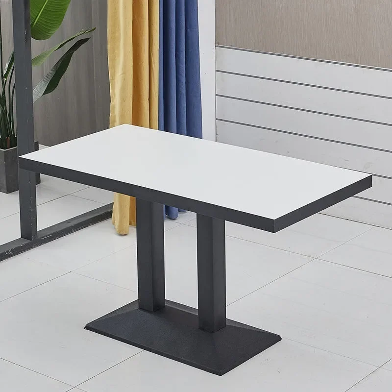 Table Catering Commercial Table Restaurant Restaurant Milk Tea Shop Breakfast Dining Table and Chair Combination