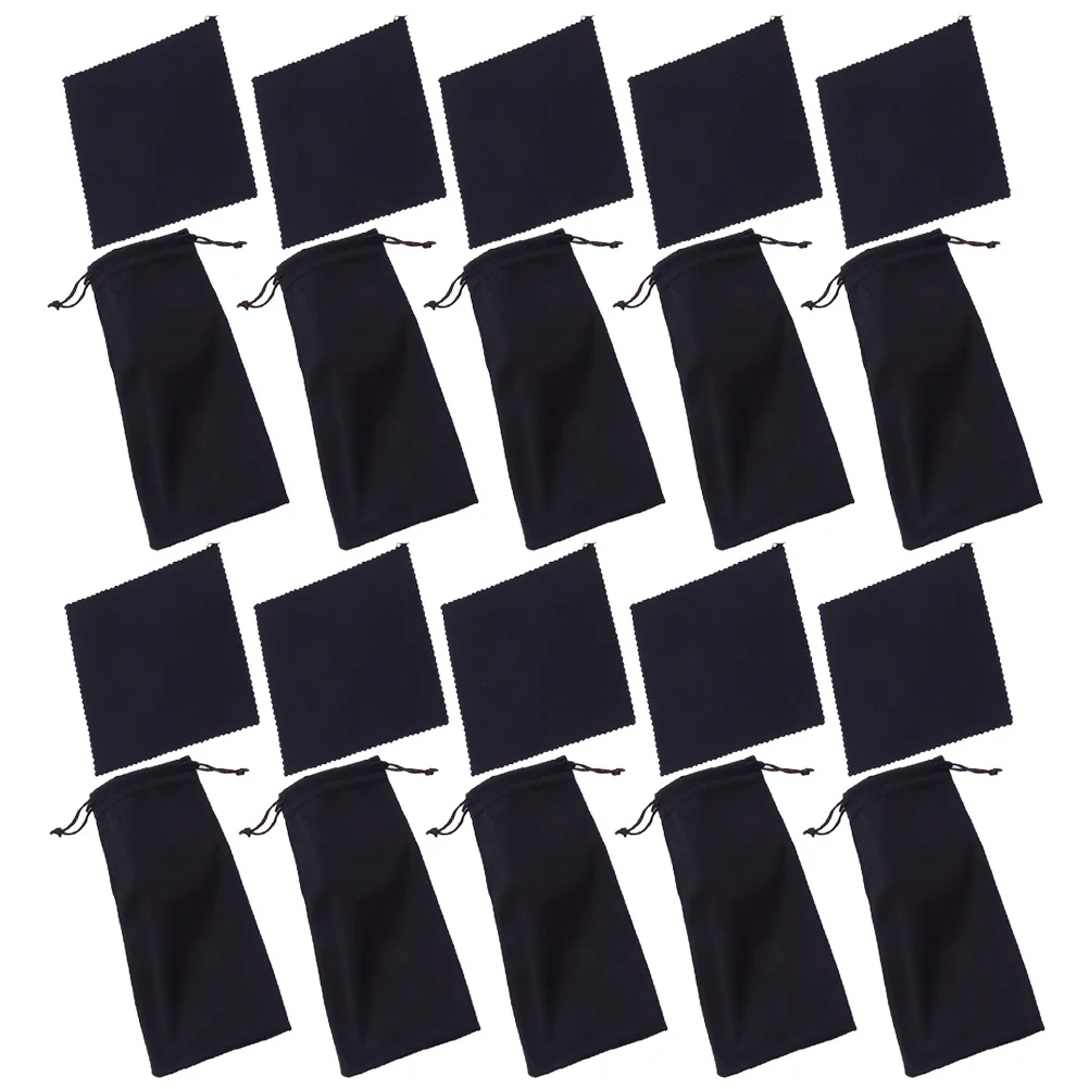 20 مجموعة من حقيبة النظارات القابلة لإعادة الاستخدام، حامل النظارات الشمسية المزخرف الأنيق، مادة اللباد، حقيبة سفر مدمجة، حقيبة نظارات