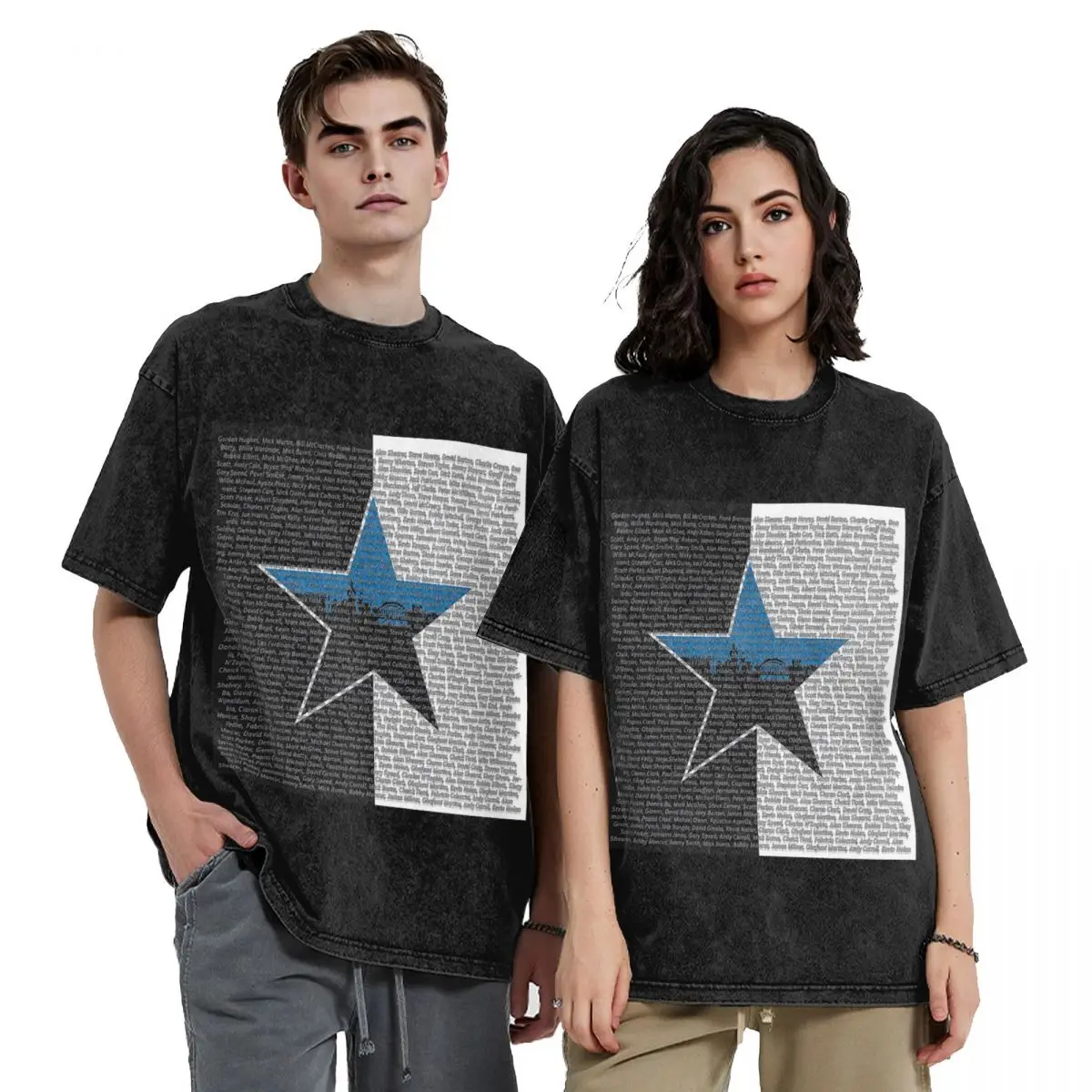 New 2023 Every NUFC Player EVER Hip Hop Short Sleeve T-Shirts Washed Tops Tees Streetwear T Shirt Printed for Men Women