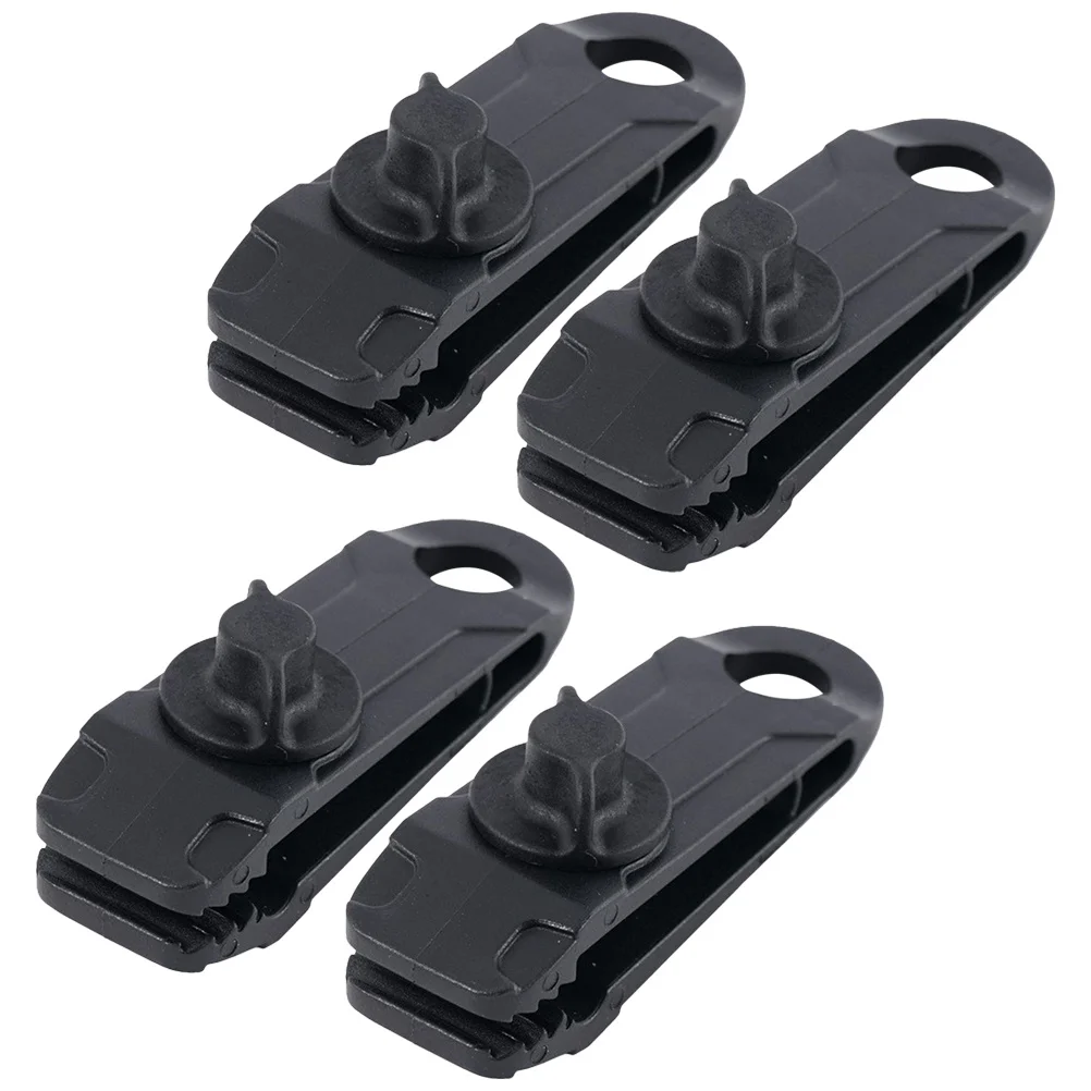 

4Pcs Portable Tent Clips Heavy Duty Windproof Tarp Clips Outdoor Tent Fixing Clamps Durable Camping Tarp Clip Clamps Heavy Duty