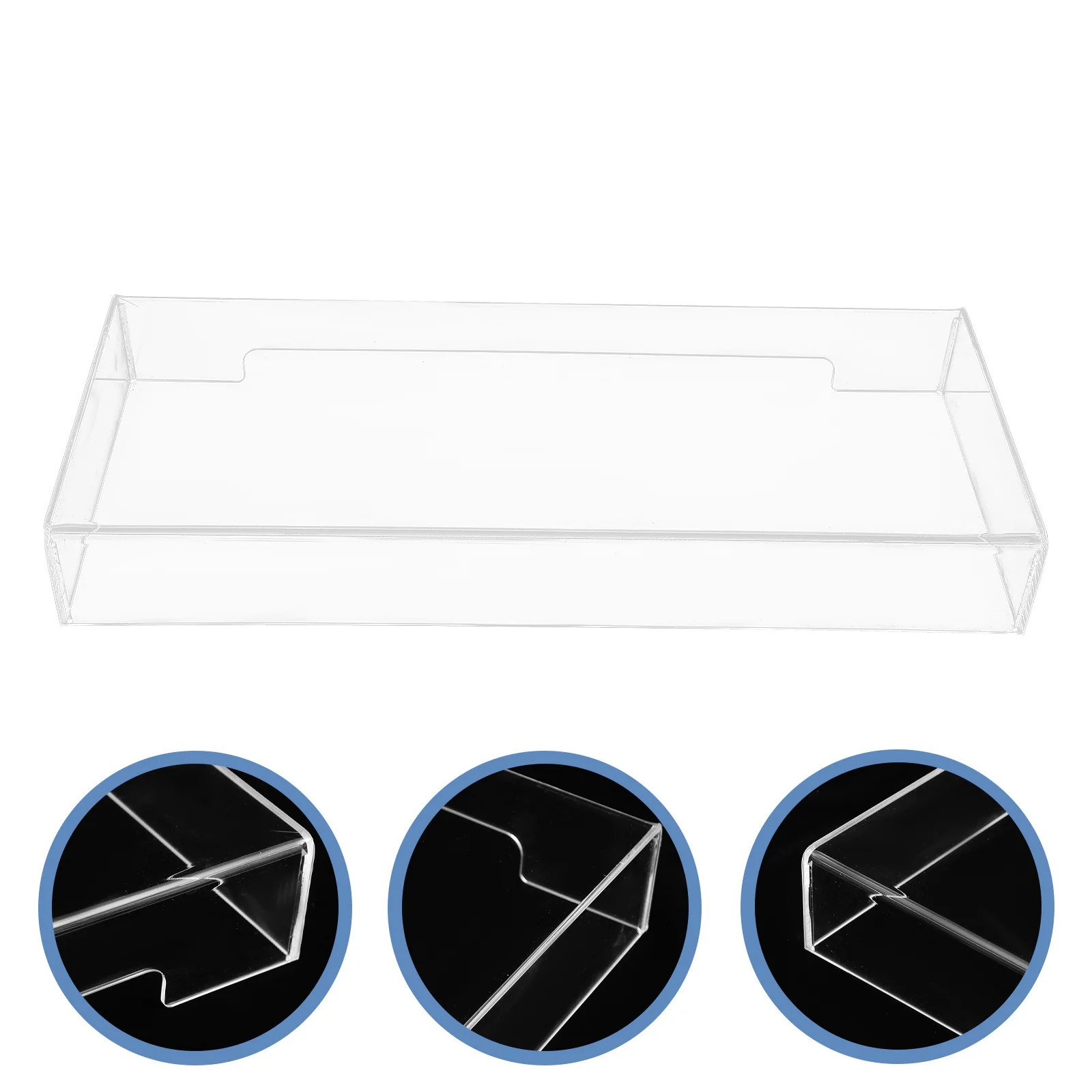 

Transparent Keyboard Cover Acrylic Material Water Resistant Protector for Most Desktop Keyboards Keyboard Cover