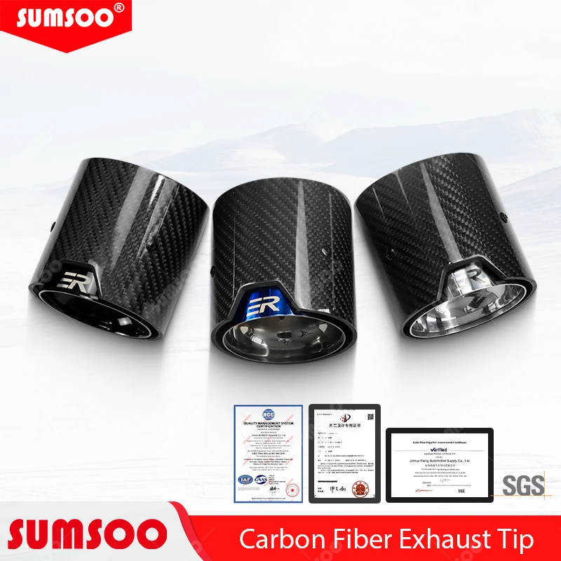 

Genuine SUMSOO Glossy /Matte Carbon Fiber Exhaust tip Auspuffspitze for BMW M2 M3 M4 M135i M235i M140i M240i M335i M340i M435i