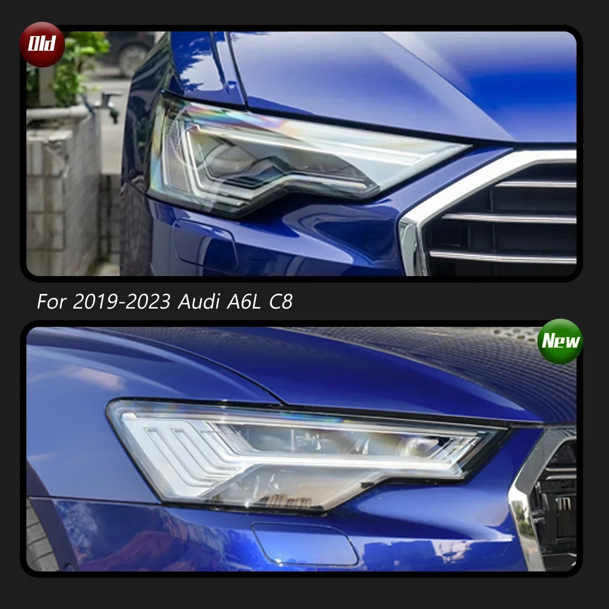 

TYPY New LED Head Lamp Upgrade Modified For Audi A6 C8 Headlight A6L2019-2023Headlight Dynamic Signal Head Lamp Auto Accessories
