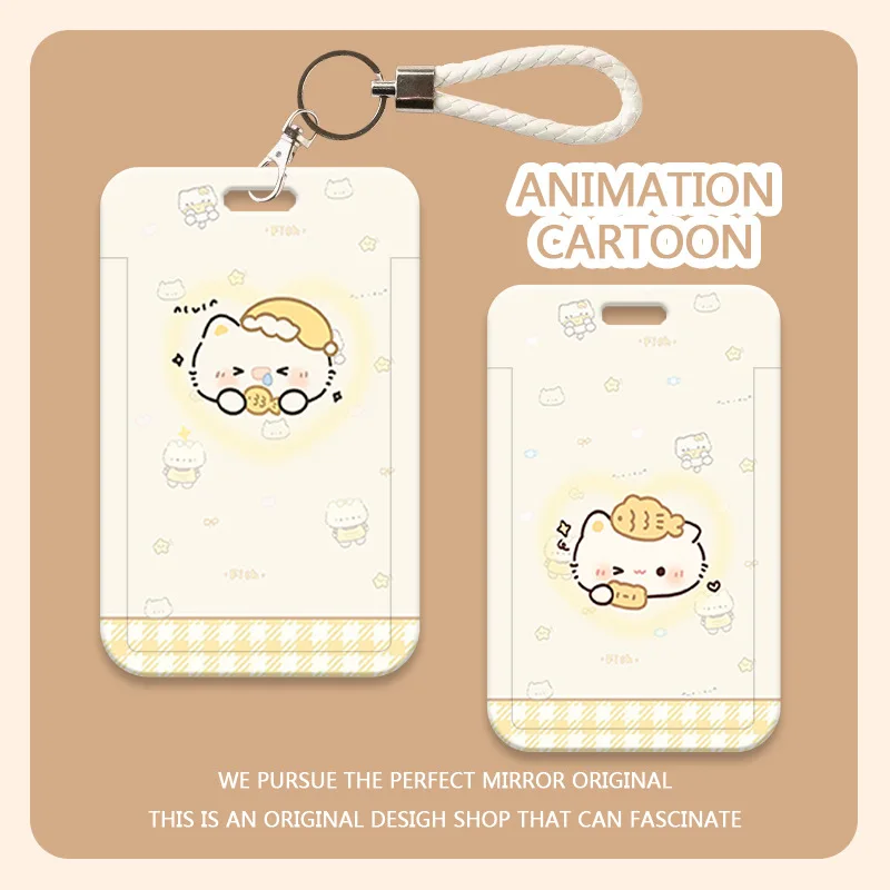 porta-cartao-de-identidade-estudantil-com-design-de-bolo-de-peixe-porta-passe-de-controle-de-aco-para-Onibus-e-metro-ver