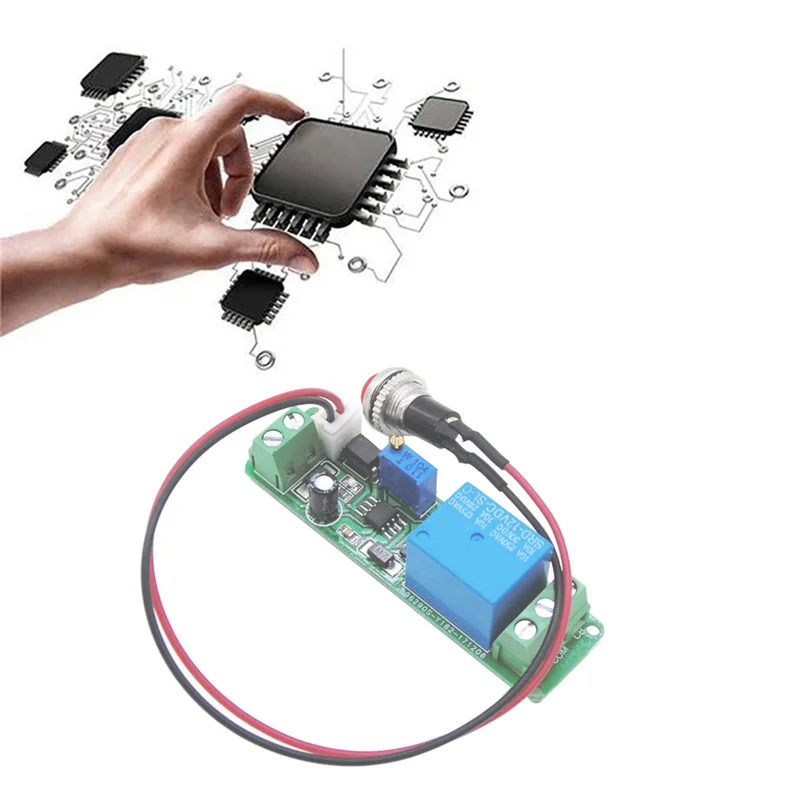 DC 12V Timing Timer Delay 1-10S Time Adjustable Relay With Indicator Light Turn OFF Relay Module Trigger Delay Switch Durable-Y4