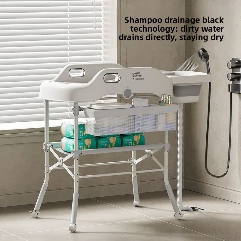 Portable Foldable Hair Shampoo Reclining Chairs Household Adult Hair Washing Support for Postpartum Maternity Home Use