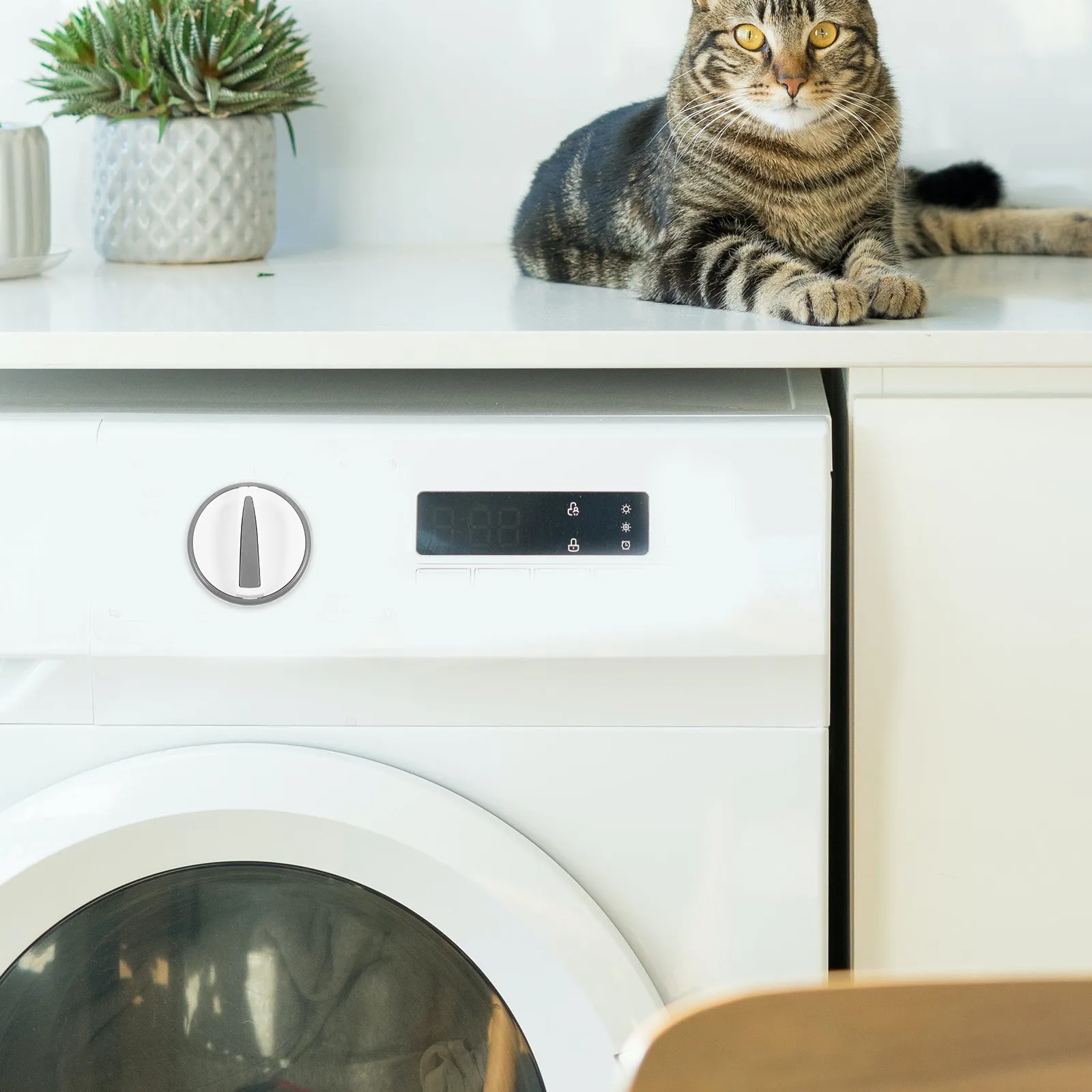Washing Machine Knob Replacement Compact Durable Control Knobs for Washer Dryer Compatible Washer Knobs Replacement