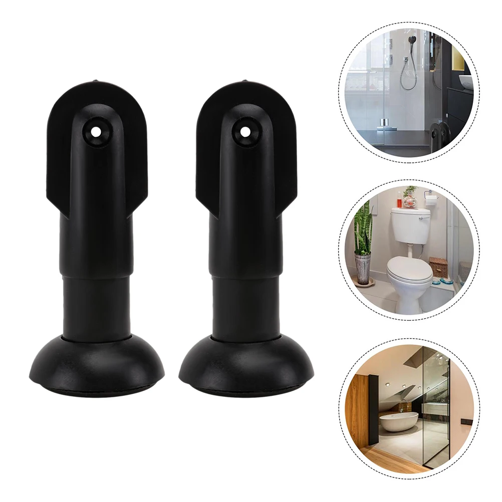 2pcs Partition Support Feet Plastic Adjustable Height Bathroom Toilet Bracket Hardware Fittings Corrosion Resistant Easy