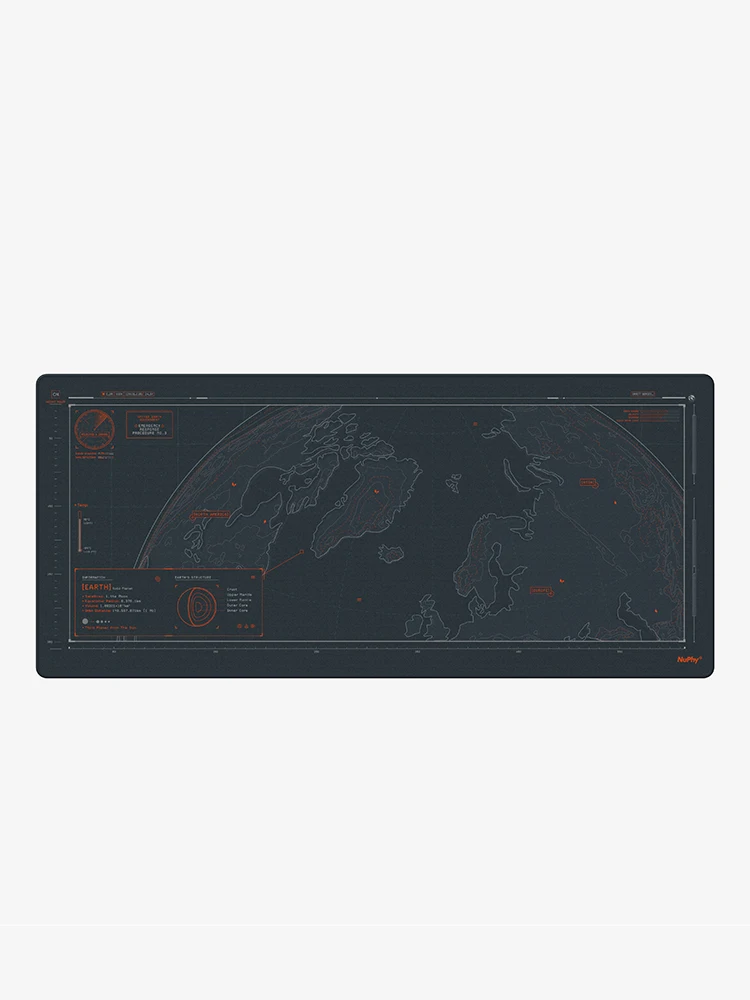 For NuPhy Planetary Orbital Keyboard Mouse Pad Large Desk Pad Office Gaming Gaming Computer Desk Pad Bracer