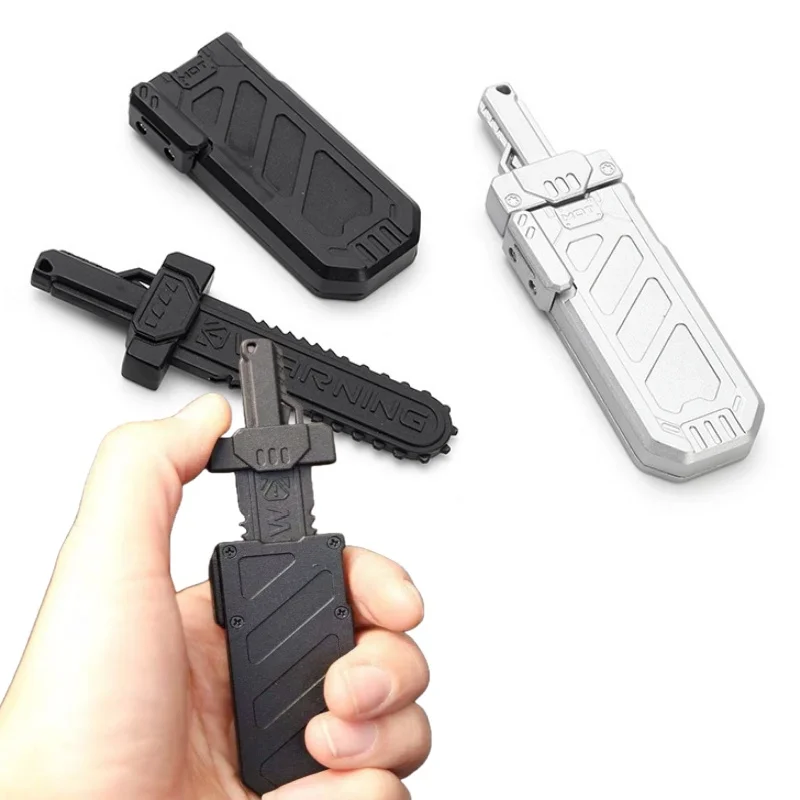 EDC Magnetic Ejection Sword Sheath Fidget Toy Metal Push Slider Portable Toy Stress Relief Anxiety Relax Gift For Adult  Office